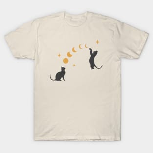 Cat and Moon #1 T-Shirt